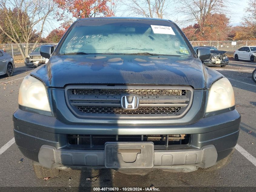 2004 Honda Pilot Ex VIN: 5FNYF184X4B004966 Lot: 40710670