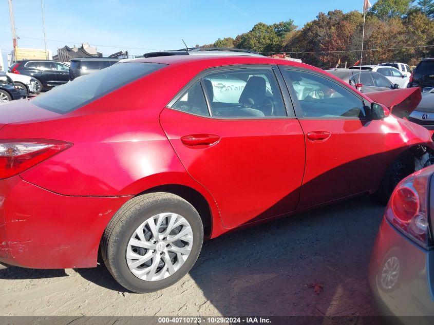 2019 Toyota Corolla Le VIN: 2T1BURHE0KC181207 Lot: 40710723