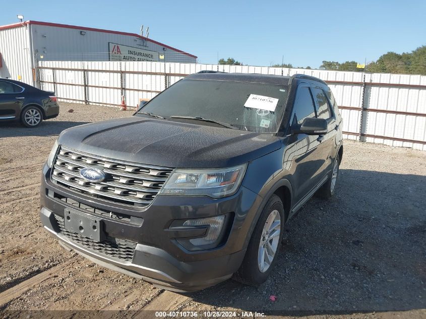 2017 Ford Explorer Xlt VIN: 1FM5K7DH5HGA27055 Lot: 40710736