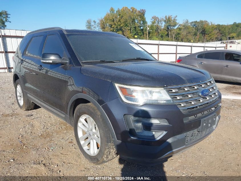 2017 Ford Explorer Xlt VIN: 1FM5K7DH5HGA27055 Lot: 40710736