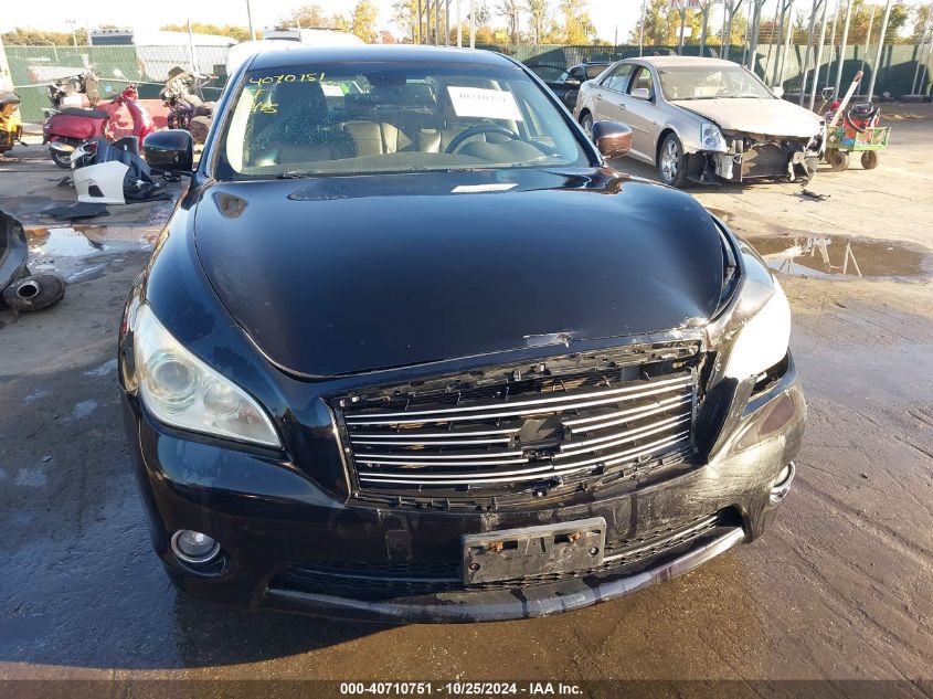 2011 Infiniti M37X VIN: JN1BY1ARXBM371640 Lot: 40710751