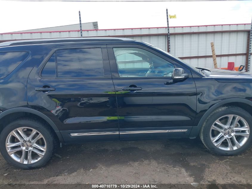 2017 Ford Explorer Xlt VIN: 1FM5K8D87HGB21122 Lot: 40710779