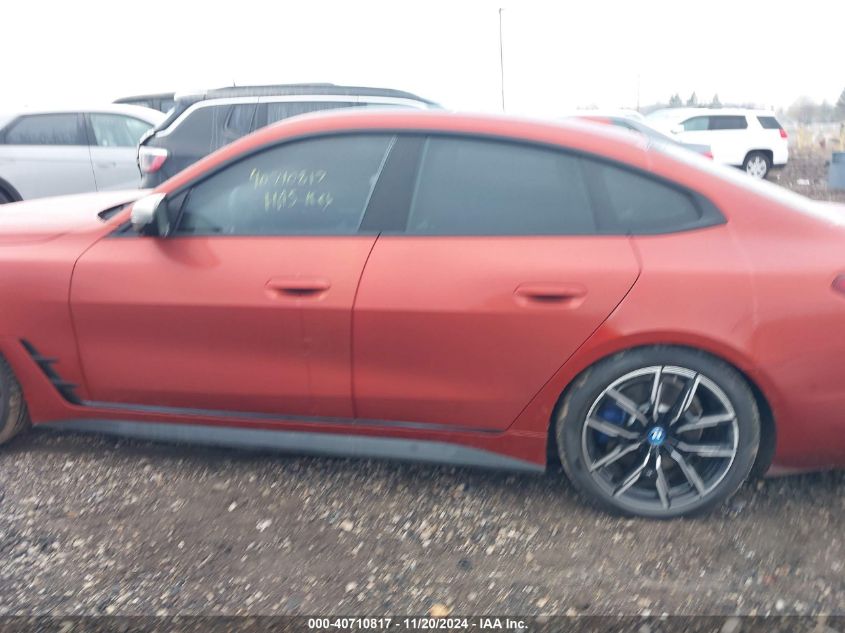 2023 BMW I4 M50 VIN: WBY33AW04PFP54493 Lot: 40710817