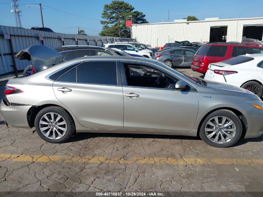 2015 Toyota Camry Hybrid Xle VIN: 4T1BD1FK5FU172484 Lot: 40710837