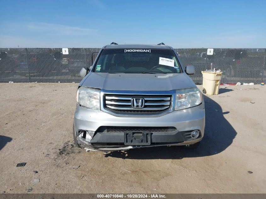 2012 Honda Pilot Ex-L VIN: 5FNYF3H54CB022138 Lot: 40710840