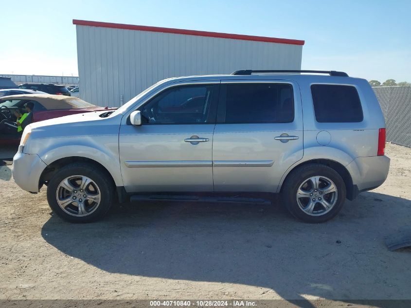 2012 Honda Pilot Ex-L VIN: 5FNYF3H54CB022138 Lot: 40710840