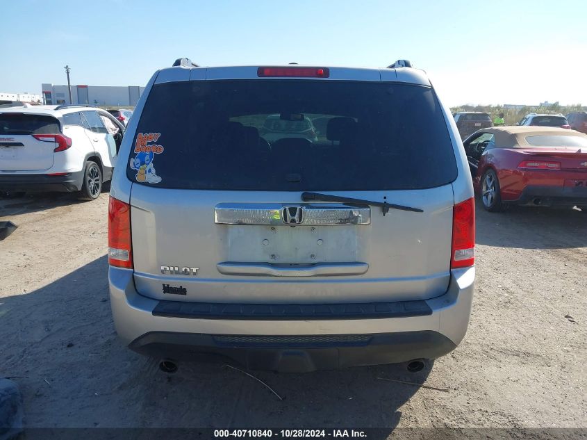 2012 Honda Pilot Ex-L VIN: 5FNYF3H54CB022138 Lot: 40710840