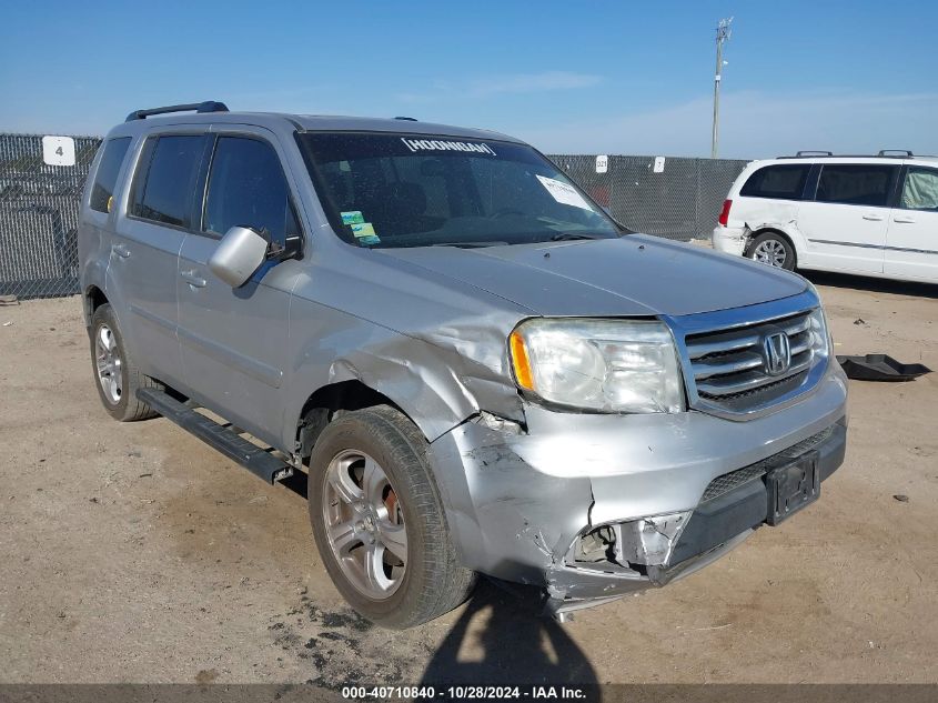 2012 Honda Pilot Ex-L VIN: 5FNYF3H54CB022138 Lot: 40710840