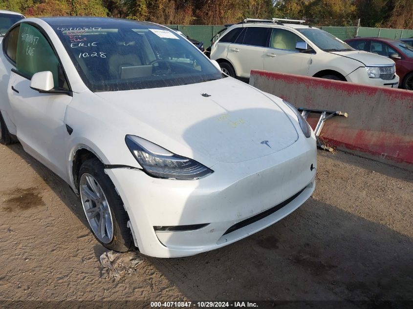 2021 Tesla Model Y Long Range Dual Motor All-Wheel Drive VIN: 5YJYGDEE5MF204407 Lot: 40710847