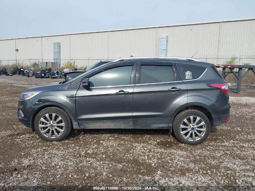 2017 Ford Escape Titanium VIN: 1FMCU9J98HUA49434 Lot: 40710866