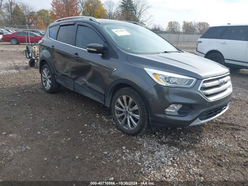 2017 FORD ESCAPE TITANIUM - 1FMCU9J98HUA49434