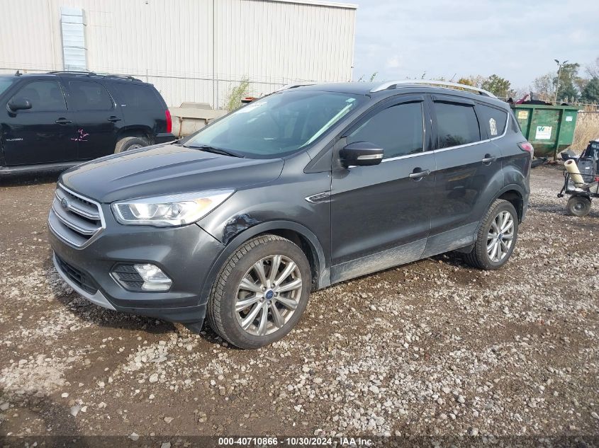 2017 Ford Escape Titanium VIN: 1FMCU9J98HUA49434 Lot: 40710866