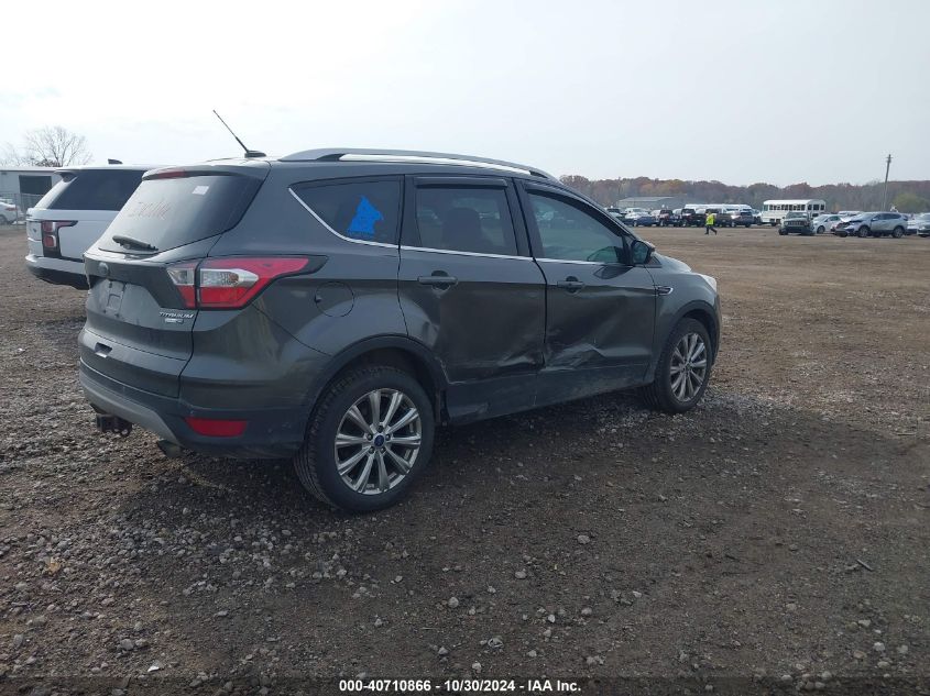 2017 Ford Escape Titanium VIN: 1FMCU9J98HUA49434 Lot: 40710866