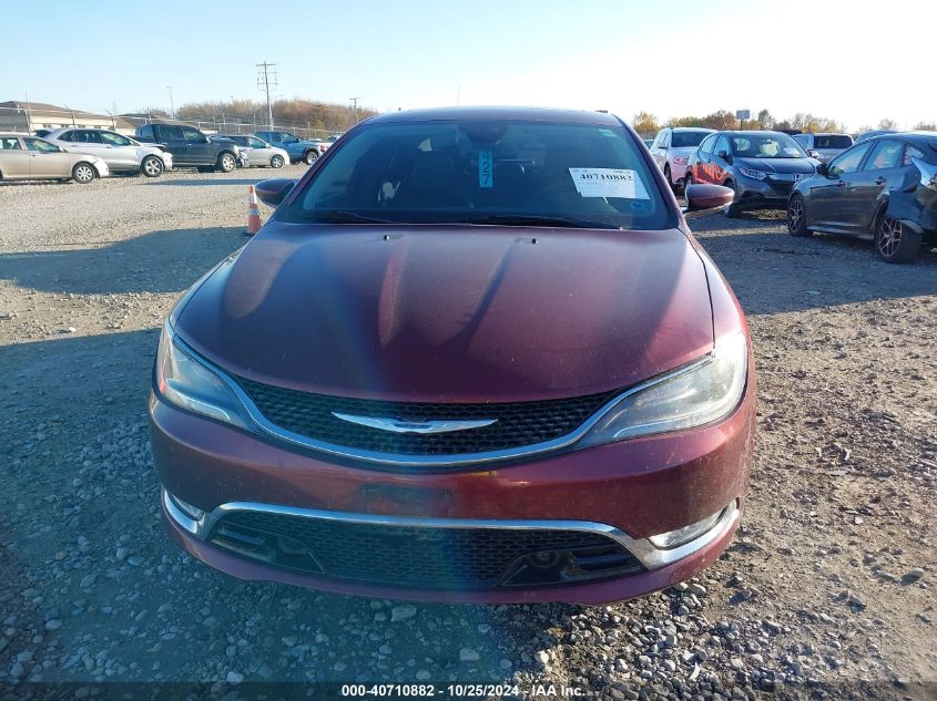 2015 Chrysler 200 C VIN: 1C3CCCCG6FN620754 Lot: 40710882