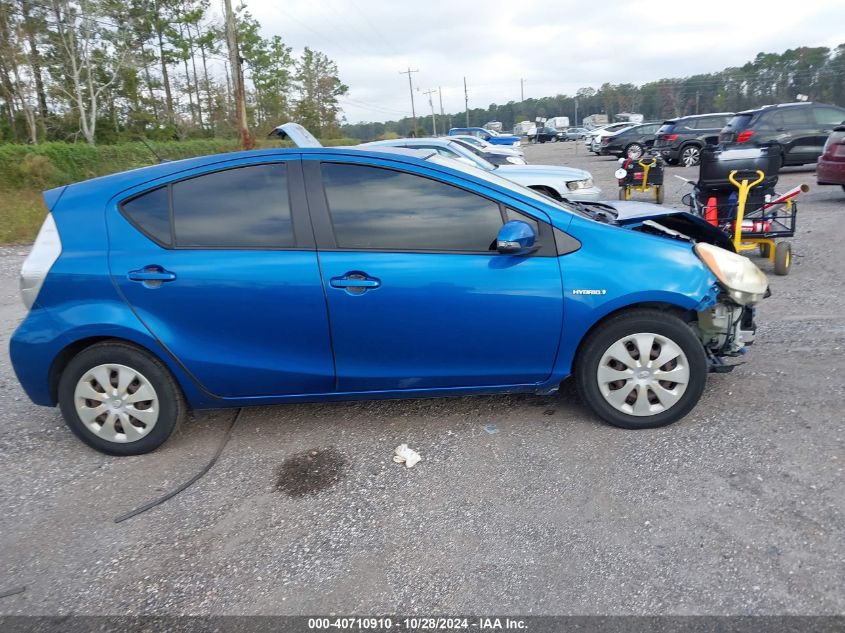 2013 Toyota Prius C Two VIN: JTDKDTB33D1529755 Lot: 40710910