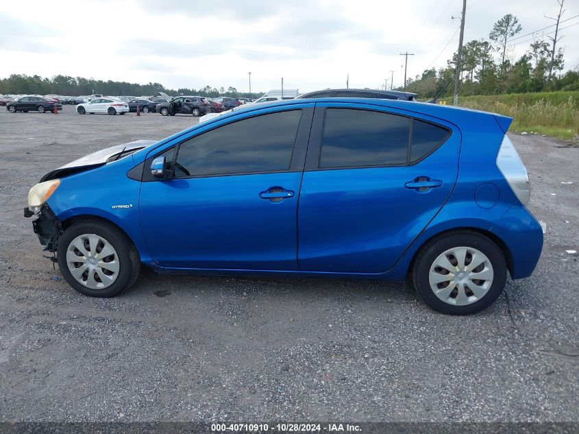 2013 Toyota Prius C Two VIN: JTDKDTB33D1529755 Lot: 40710910