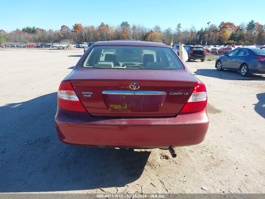 2003 Toyota Camry Le VIN: 4T1BE32K13U203692 Lot: 40711013