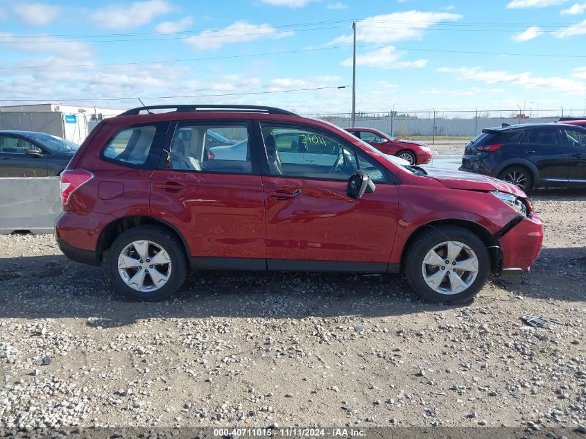 2015 Subaru Forester 2.5I VIN: JF2SJABCXFH571168 Lot: 40711015