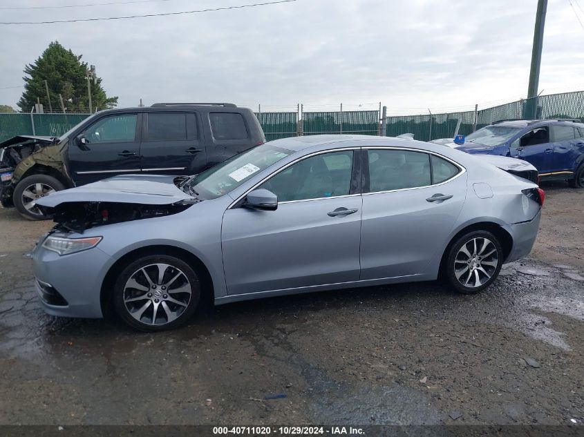 2015 Acura Tlx VIN: 19UUB1F36FA014802 Lot: 40711020