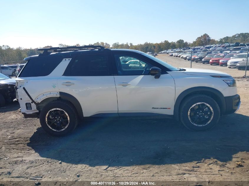 2024 Nissan Pathfinder Rock Creek 4Wd VIN: 5N1DR3BD3RC242491 Lot: 40711026