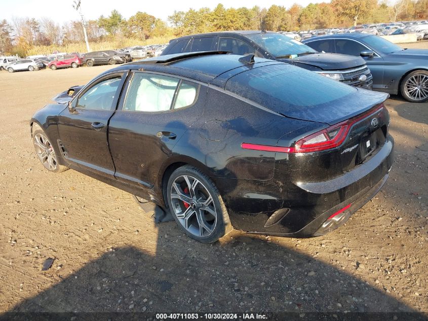 VIN KNAE45LC2K6046309 2019 KIA STINGER no.3