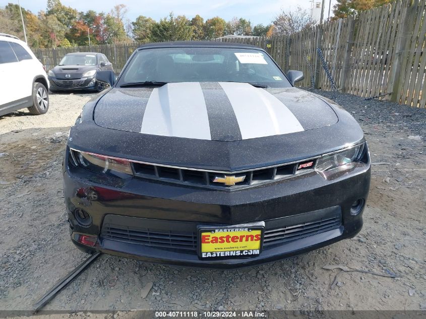 2014 Chevrolet Camaro 2Lt VIN: 2G1FG3D39E9193184 Lot: 40711118