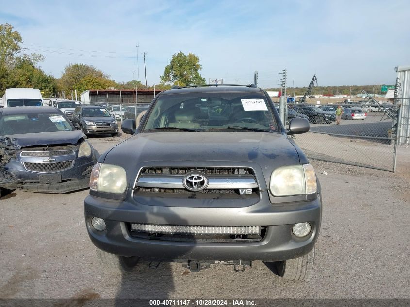 2006 Toyota Sequoia Limited V8 VIN: 5TDBT48A96S266871 Lot: 40711147