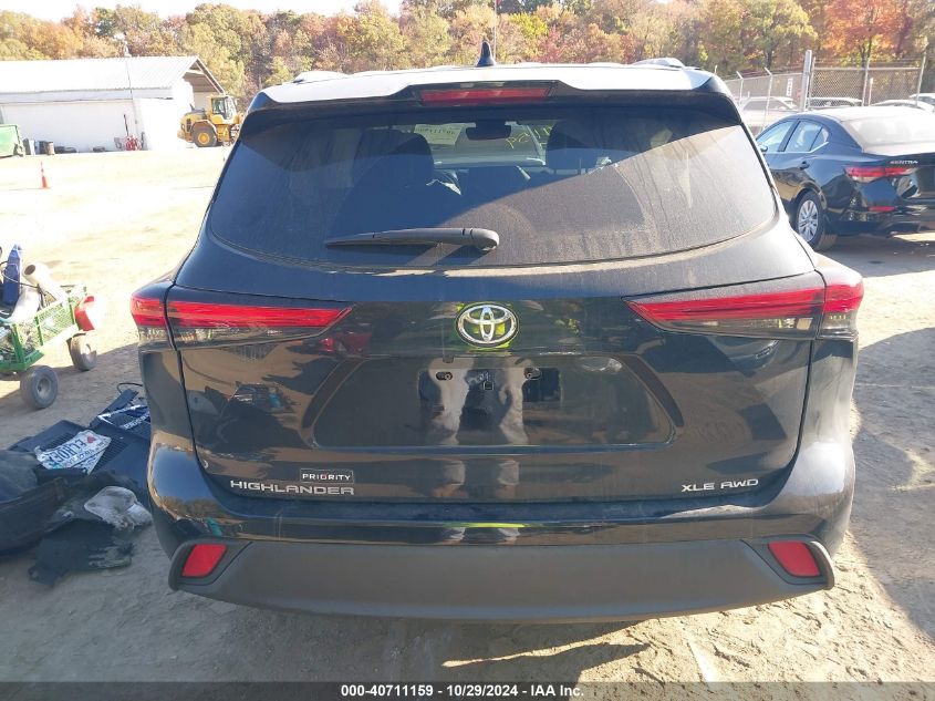 2021 TOYOTA HIGHLANDER XLE - 5TDGZRBH8MS058260