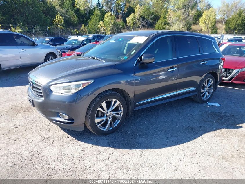 VIN 5N1AL0MM3DC321653 2013 Infiniti JX35 no.2