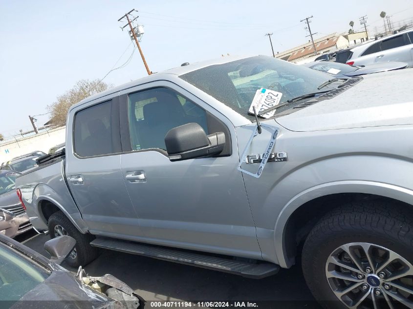 2018 Ford F-150 Xlt VIN: 1FTEW1EG3JKF79202 Lot: 40711194