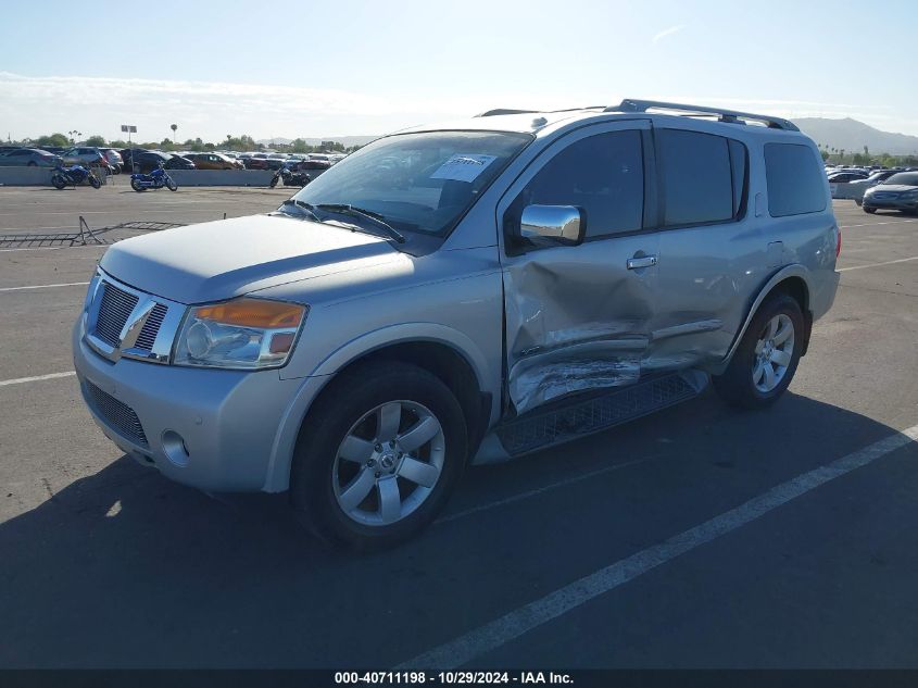 2009 Nissan Armada Le VIN: 5N1AA08D19N606332 Lot: 40711198