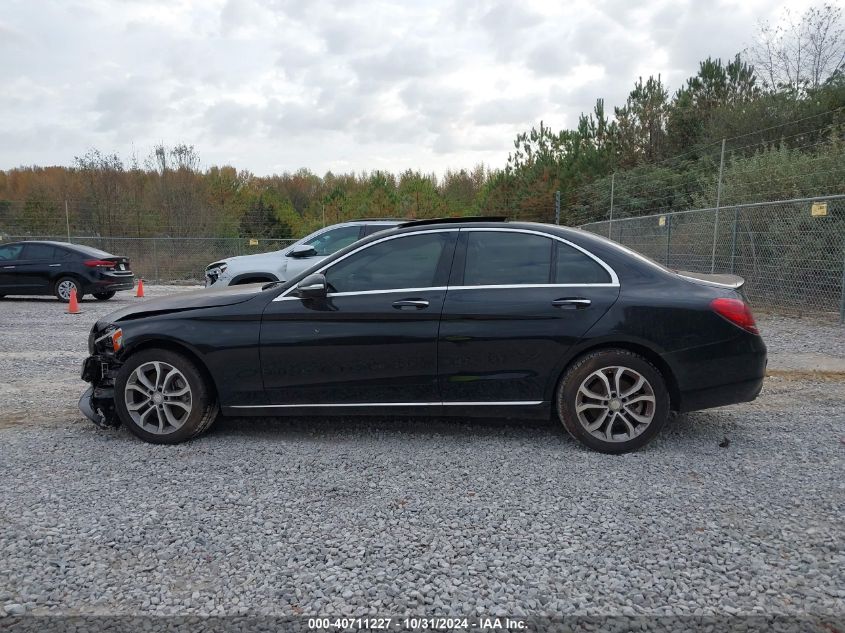 2015 Mercedes-Benz C 300 4Matic/Luxury 4Matic/Sport 4Matic VIN: 55SWF4KB7FU067928 Lot: 40711227