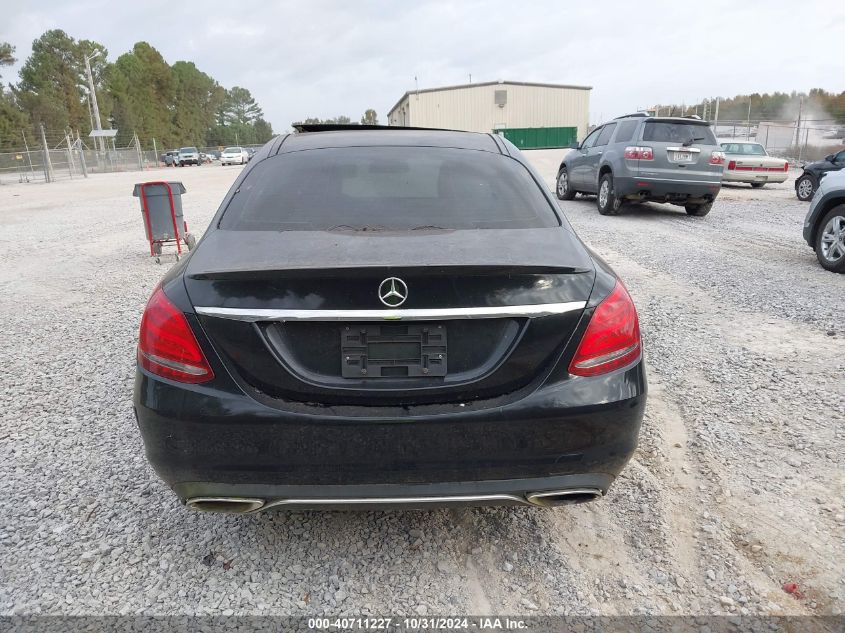 2015 Mercedes-Benz C 300 4Matic/Luxury 4Matic/Sport 4Matic VIN: 55SWF4KB7FU067928 Lot: 40711227