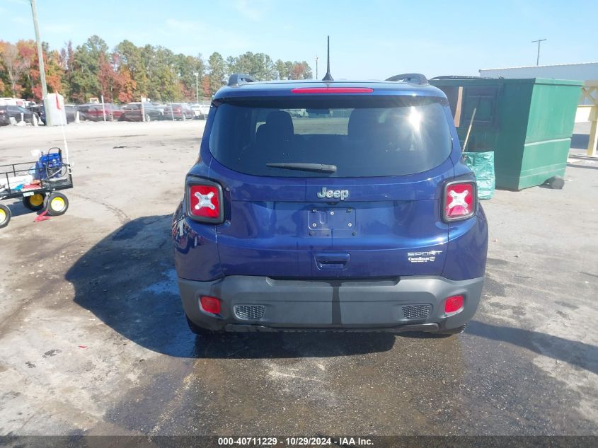 2021 Jeep Renegade Sport Fwd VIN: ZACNJCAB9MPM17361 Lot: 40711229