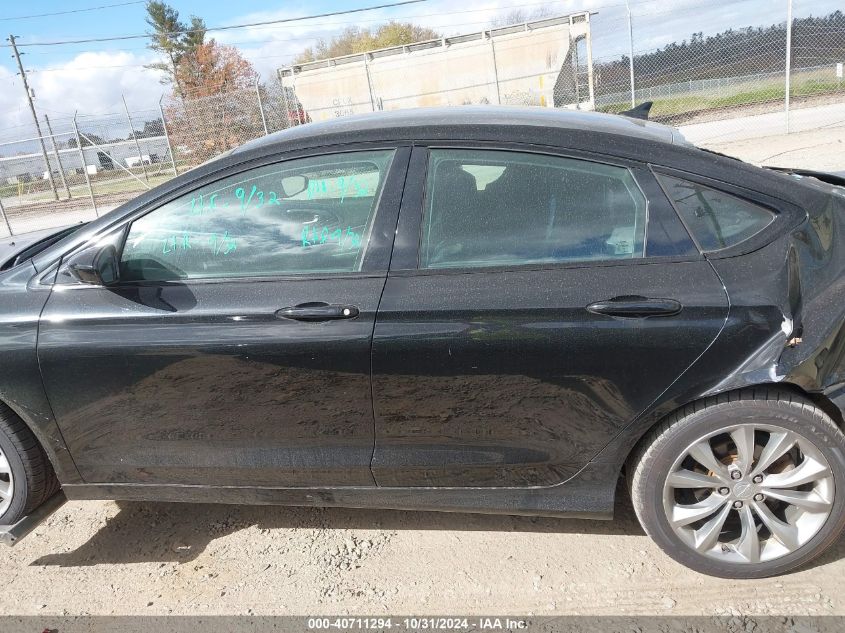 2016 Chrysler 200 S VIN: 1C3CCCBB9GN130347 Lot: 40711294