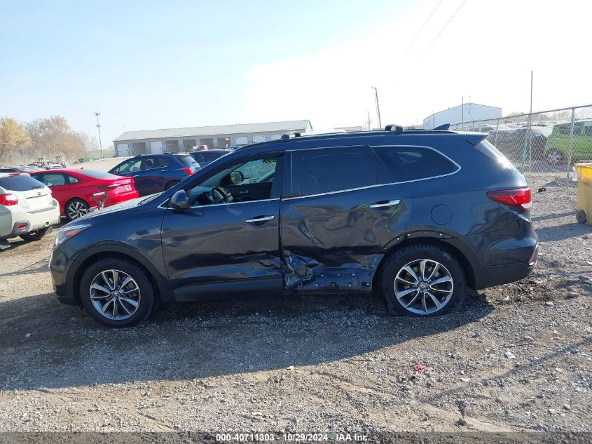 2017 Hyundai Santa Fe Se VIN: KM8SM4HF1HU238761 Lot: 40711303