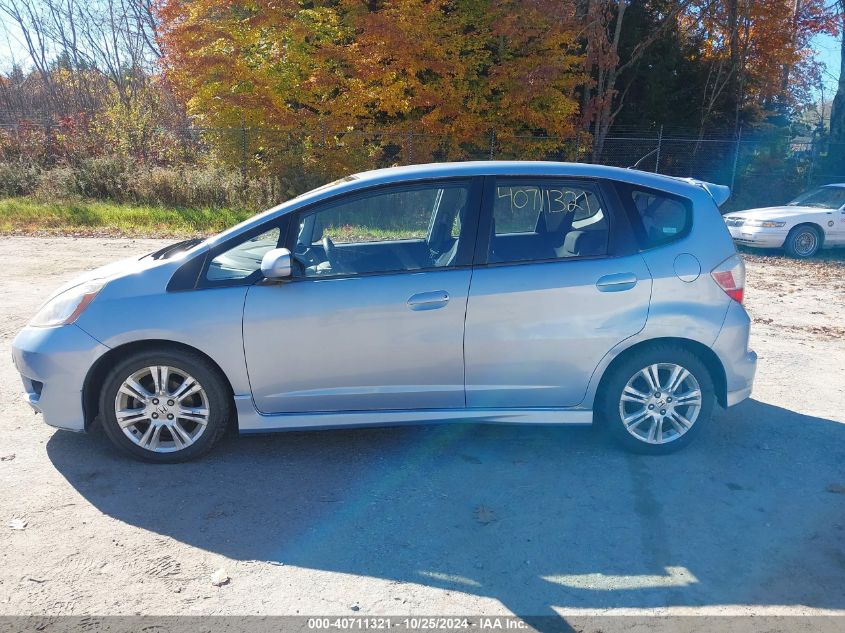 2009 Honda Fit Sport VIN: JHMGE88449S072938 Lot: 40711321