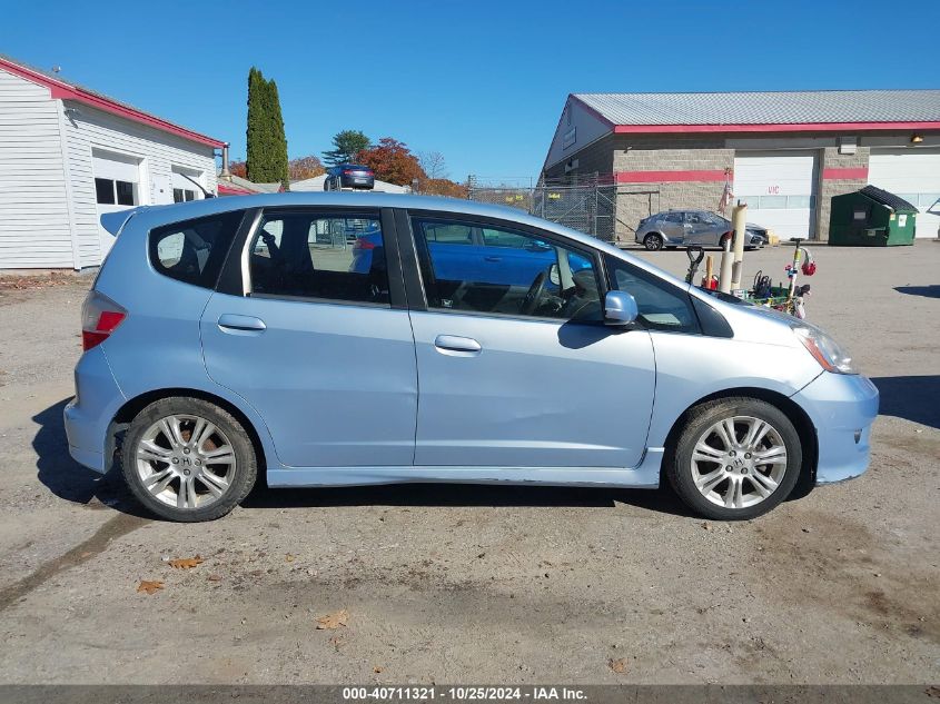 2009 Honda Fit Sport VIN: JHMGE88449S072938 Lot: 40711321