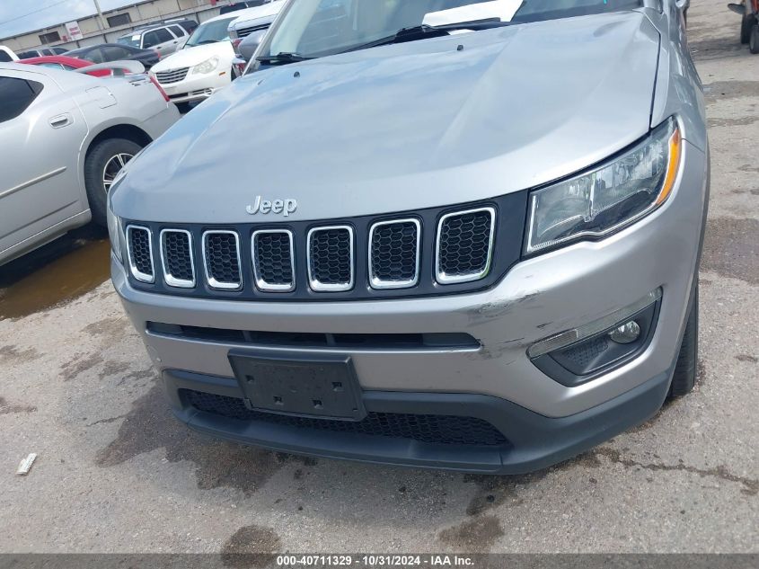2021 Jeep Compass Latitude Fwd VIN: 3C4NJCBBXMT592602 Lot: 40711329