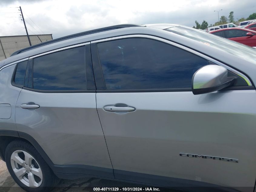 2021 Jeep Compass Latitude Fwd VIN: 3C4NJCBBXMT592602 Lot: 40711329