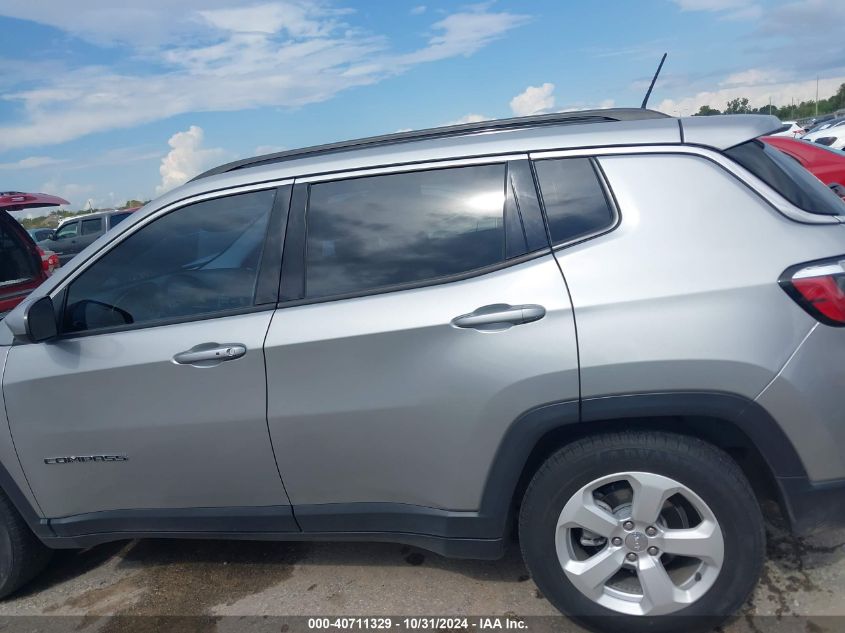 2021 Jeep Compass Latitude Fwd VIN: 3C4NJCBBXMT592602 Lot: 40711329