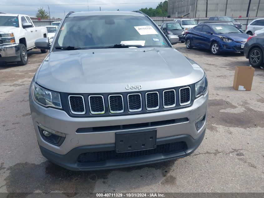2021 Jeep Compass Latitude Fwd VIN: 3C4NJCBBXMT592602 Lot: 40711329