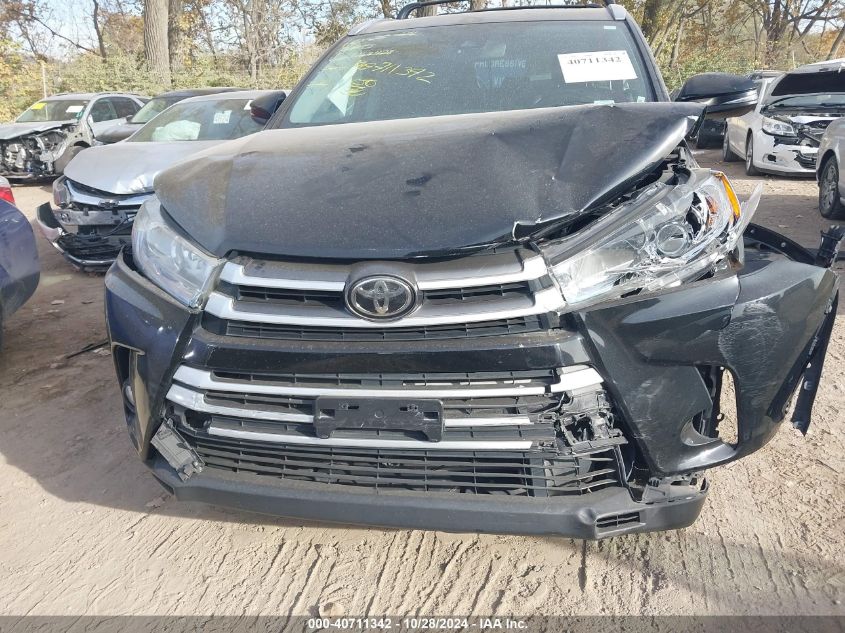 2017 Toyota Highlander Xle VIN: 5TDJZRFH6HS468478 Lot: 40711342