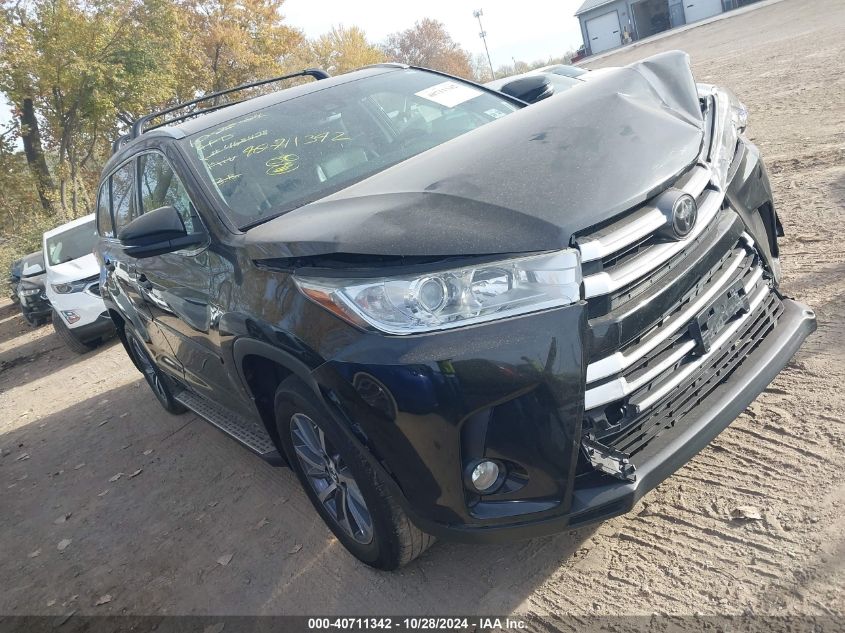 2017 TOYOTA HIGHLANDER XLE - 5TDJZRFH6HS468478