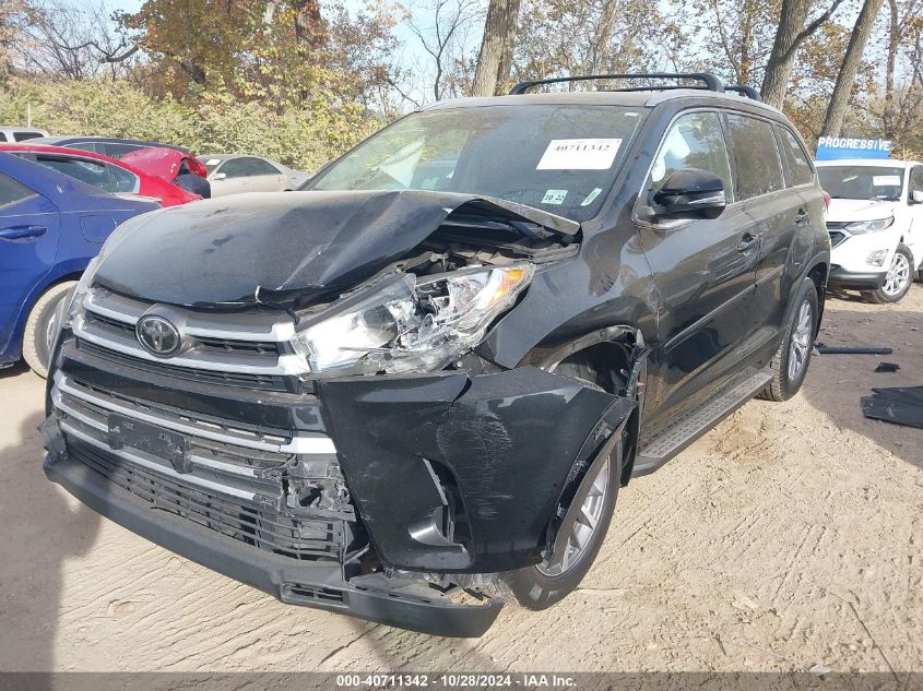 2017 Toyota Highlander Xle VIN: 5TDJZRFH6HS468478 Lot: 40711342