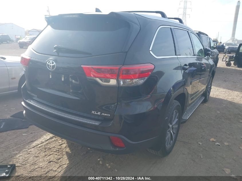 2017 Toyota Highlander Xle VIN: 5TDJZRFH6HS468478 Lot: 40711342