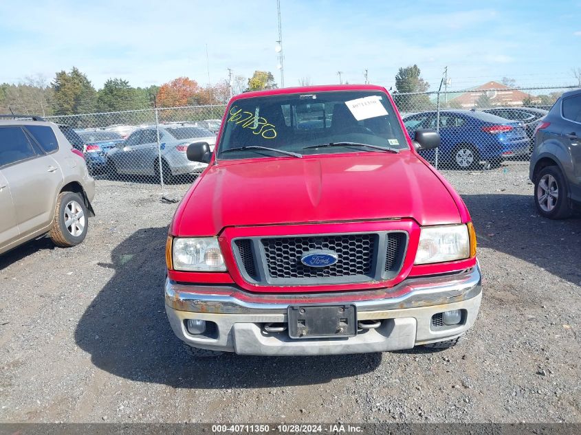 2005 Ford Ranger Edge/Fx4 Level Ii/Fx4 Off-Road/Xlt VIN: 1FTZR45E75PA10614 Lot: 40711350