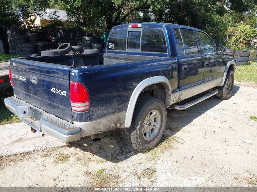 2002 Dodge Dakota Slt VIN: 1B7HG48N32S645819 Lot: 40711382