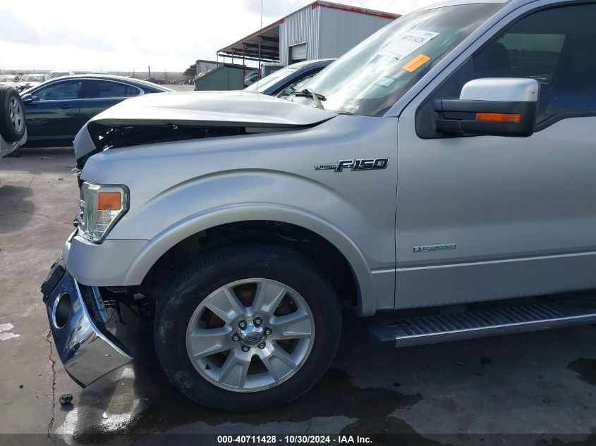 2013 Ford F-150 Lariat VIN: 1FTFW1CTXDKE60409 Lot: 40711428