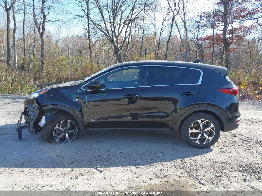 2021 Kia Sportage Lx VIN: KNDPMCAC0M7900035 Lot: 40711465